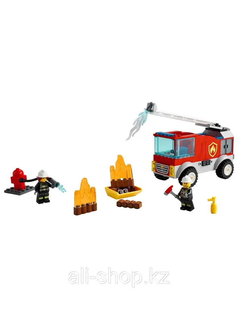 Конструктор Пожарная машина с лестницей 88 дет. 60280 LEGO City Fire - фото 2 - id-p113491586