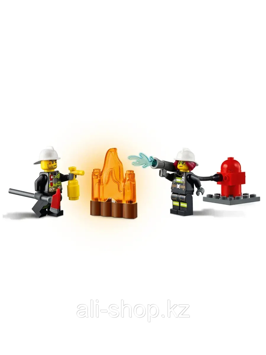 Конструктор Пожарная машина с лестницей 88 дет. 60280 LEGO City Fire - фото 5 - id-p113491586