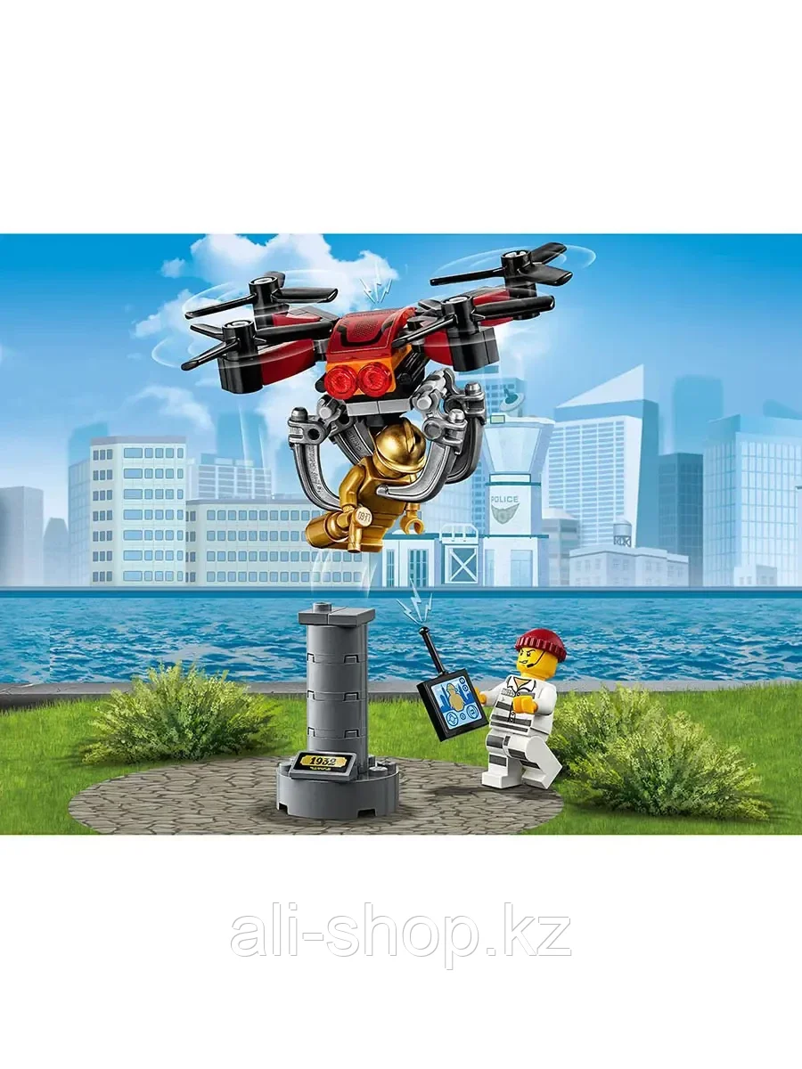 Конструктор Воздушная полиция: Погоня дронов 192 дет. 60207 LEGO City - фото 4 - id-p113491598