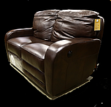 Двухместный кожаный диван-реклайнер Bruce, фото 2