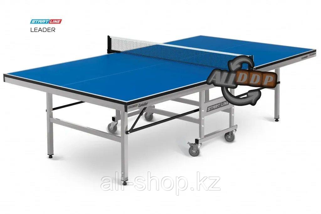 Теннисный стол Start Line Leader 22 мм, BLUE (без сетки) - фото 4 - id-p113495360