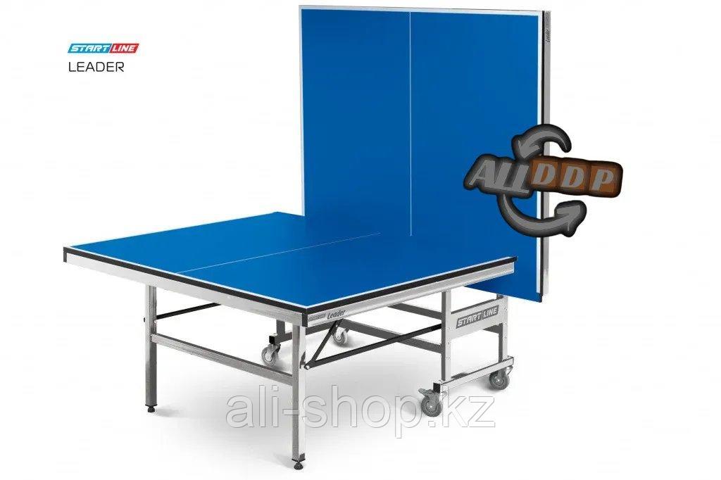 Теннисный стол Start Line Leader 22 мм, BLUE (без сетки) - фото 3 - id-p113495371