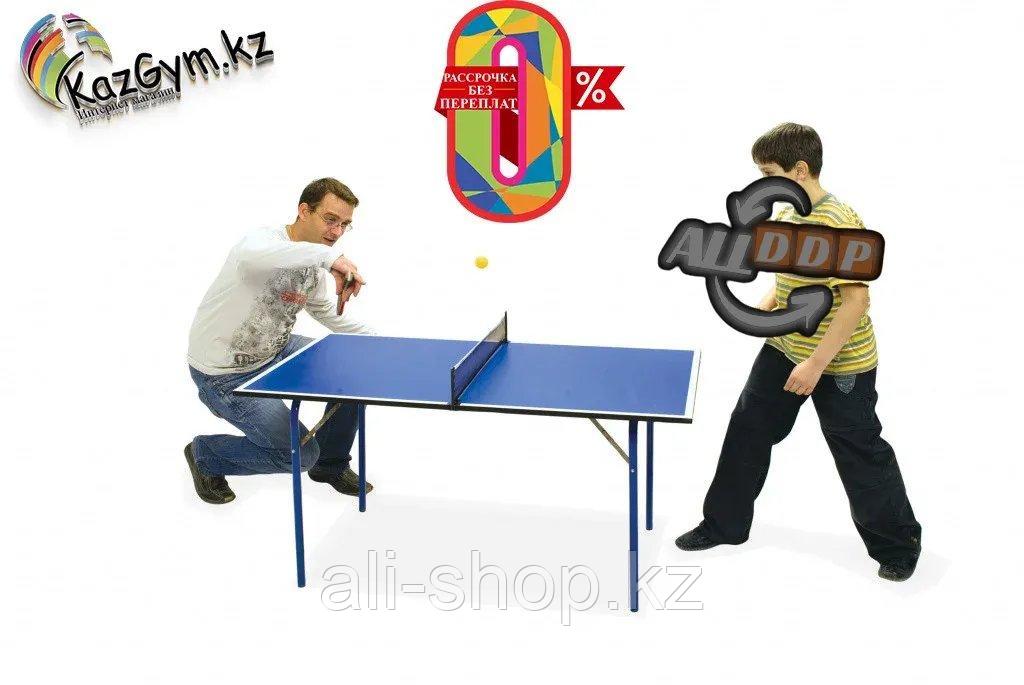 Теннисный стол Start Line Junior с сеткой (Р-р: Д 136 см, Ш 76 см, В 65 см) - фото 1 - id-p113495347