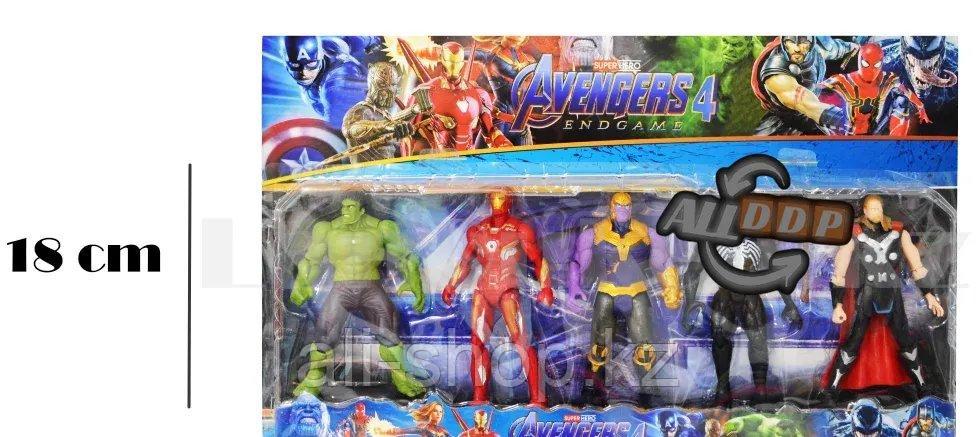 Мстители (Avengers) набор фигурок (Халк, Веном, Железный человек, Танос, Тор) - фото 1 - id-p113495562