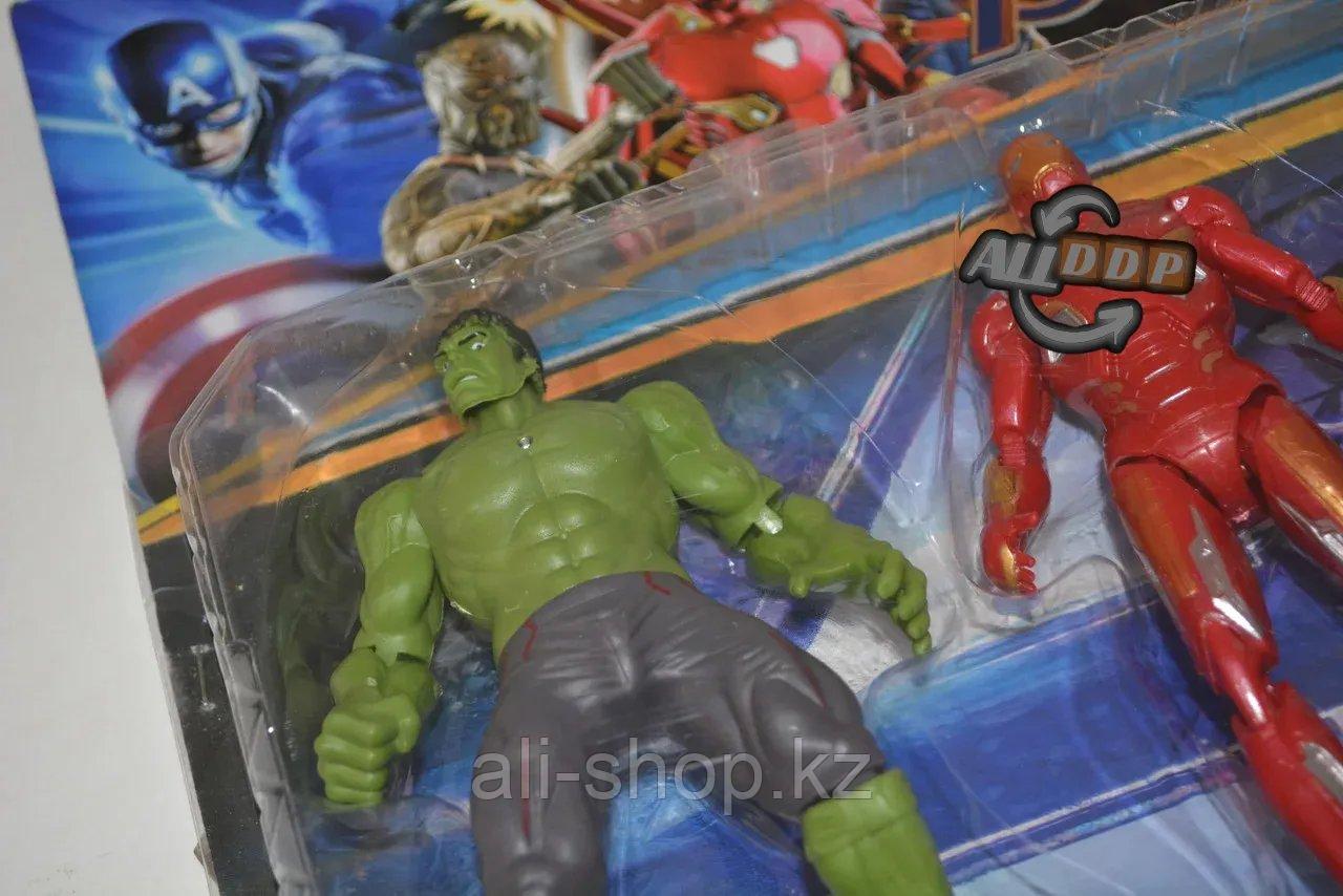 Мстители (Avengers) набор фигурок (Халк, Веном, Железный человек, Танос, Тор) - фото 4 - id-p113495562