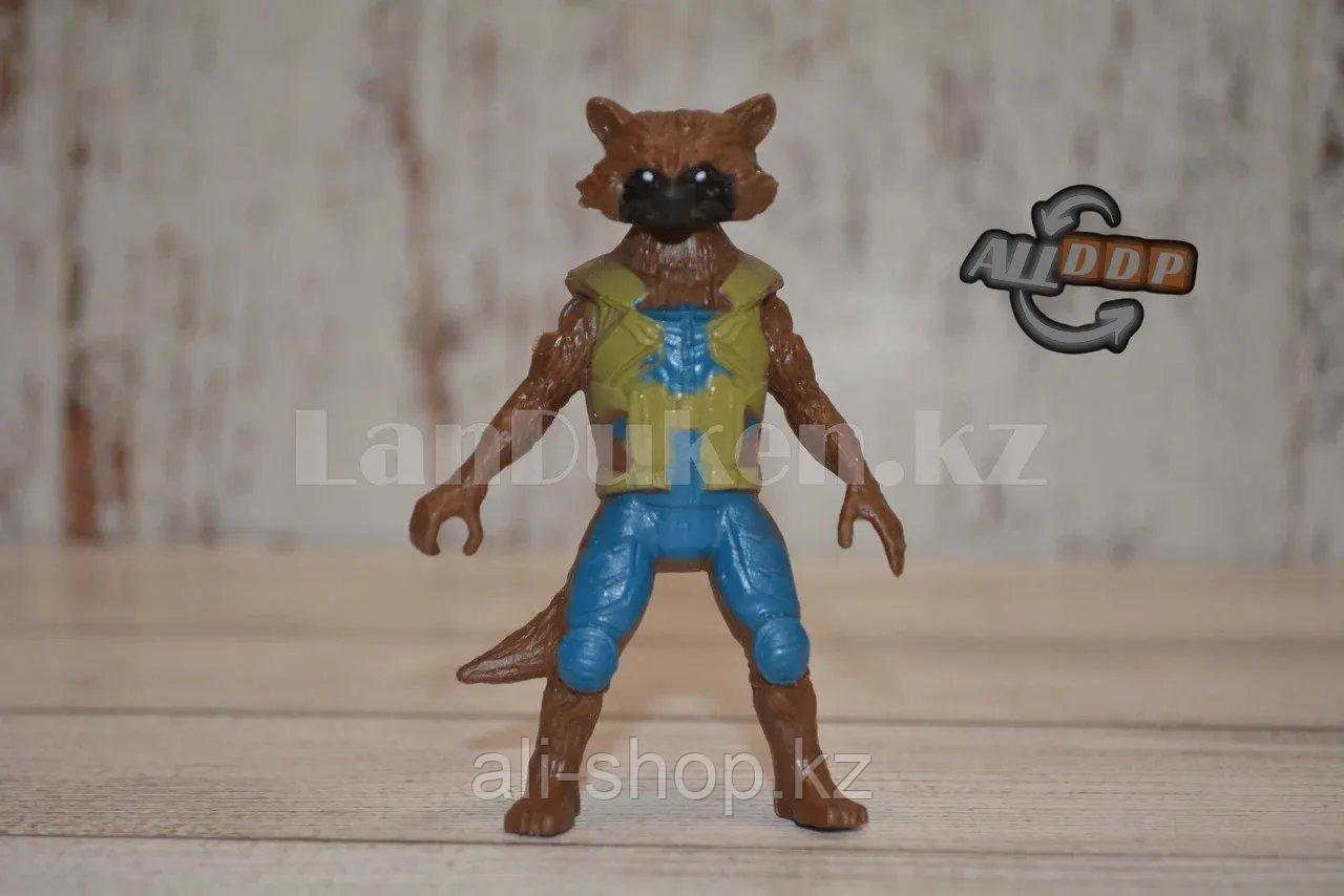 Фигурка героя шарнирная Реактивный Енот и Грут (Rocket Raccoon and Groot) - фото 7 - id-p113495567