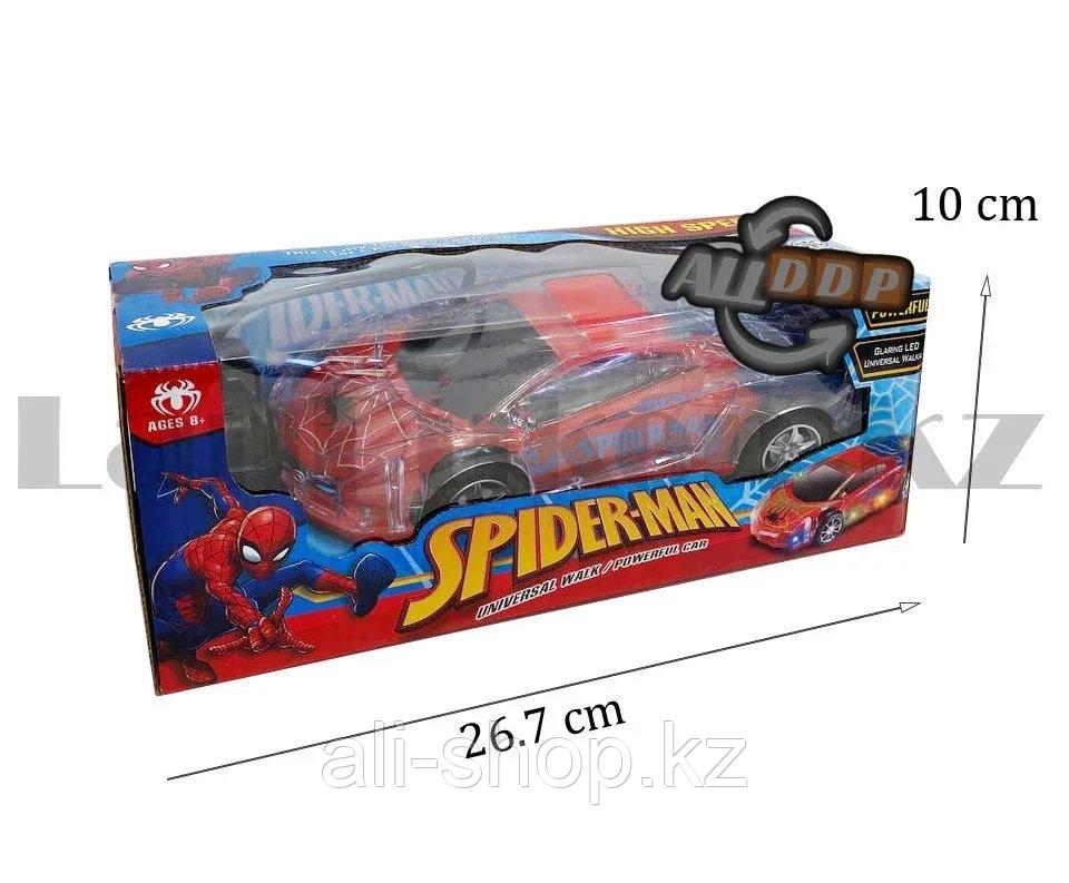 Машинка радиоуправляемая на батарейках со световым эффектом Человек паук Spider man No.048 - фото 2 - id-p113495776