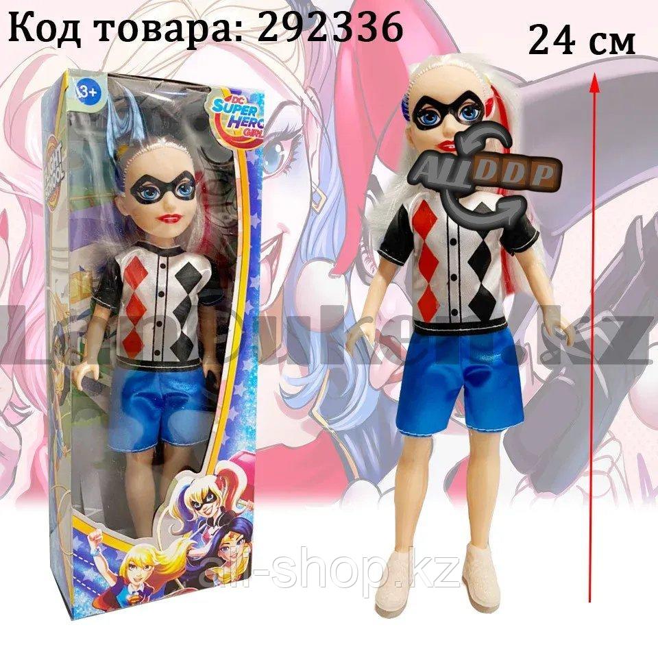Кукла игрушечная детская Харли Квинн Harley Quinn в костюмчике 24 см - фото 1 - id-p113495898