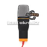Универсальный конденсаторный микрофон aux 3.5 мм jack с мини штативом, фото 3