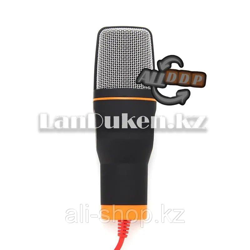 Универсальный конденсаторный микрофон aux 3.5 мм jack с мини штативом - фото 3 - id-p113496508
