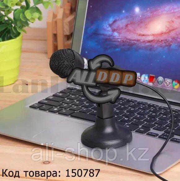 Универсальный конденсаторный микрофон с мини подставкой aux 3.5 мм YW-30 - фото 1 - id-p113496510
