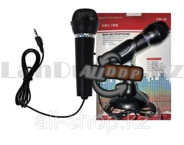 Универсальный конденсаторный микрофон с мини подставкой aux 3.5 мм YW-30 - фото 5 - id-p113496510