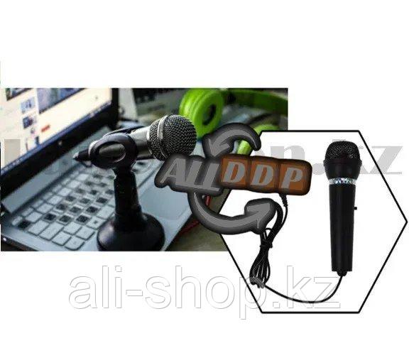 Универсальный конденсаторный микрофон с мини подставкой aux 3.5 мм YW-30 - фото 6 - id-p113496510