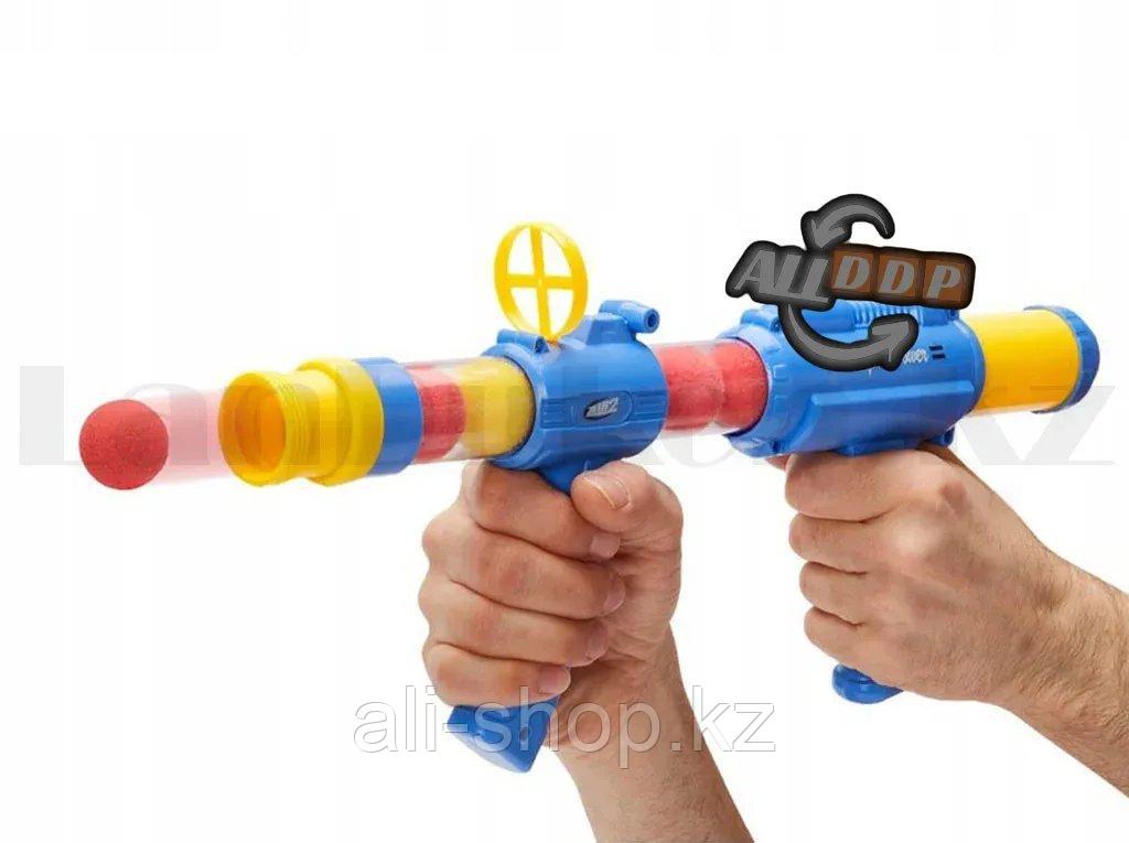 Игровой набор шаровая винтовка с прицепом и 8 шариков для метаний с мишенью Air Gunman2 Dong Xiang - фото 4 - id-p113496106