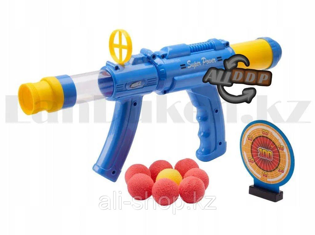 Игровой набор шаровая винтовка с прицепом и 8 шариков для метаний с мишенью Air Gunman2 Dong Xiang - фото 5 - id-p113496106
