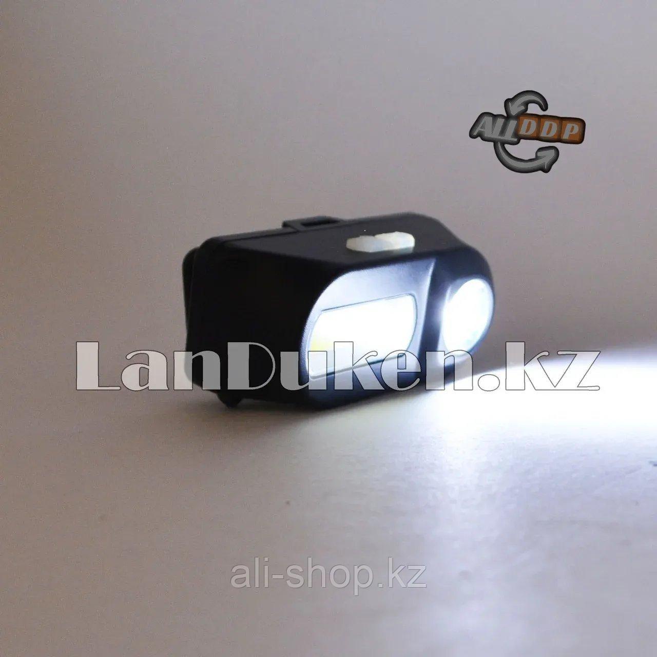 Светодиодный налобный фонарь аккумуляторный KX-1804 13 LED 6 режимов - фото 2 - id-p113496124