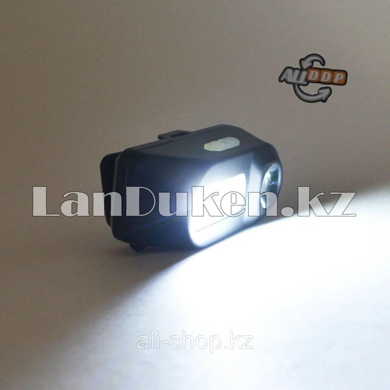 Светодиодный налобный фонарь аккумуляторный KX-1804 13 LED 6 режимов - фото 4 - id-p113496124