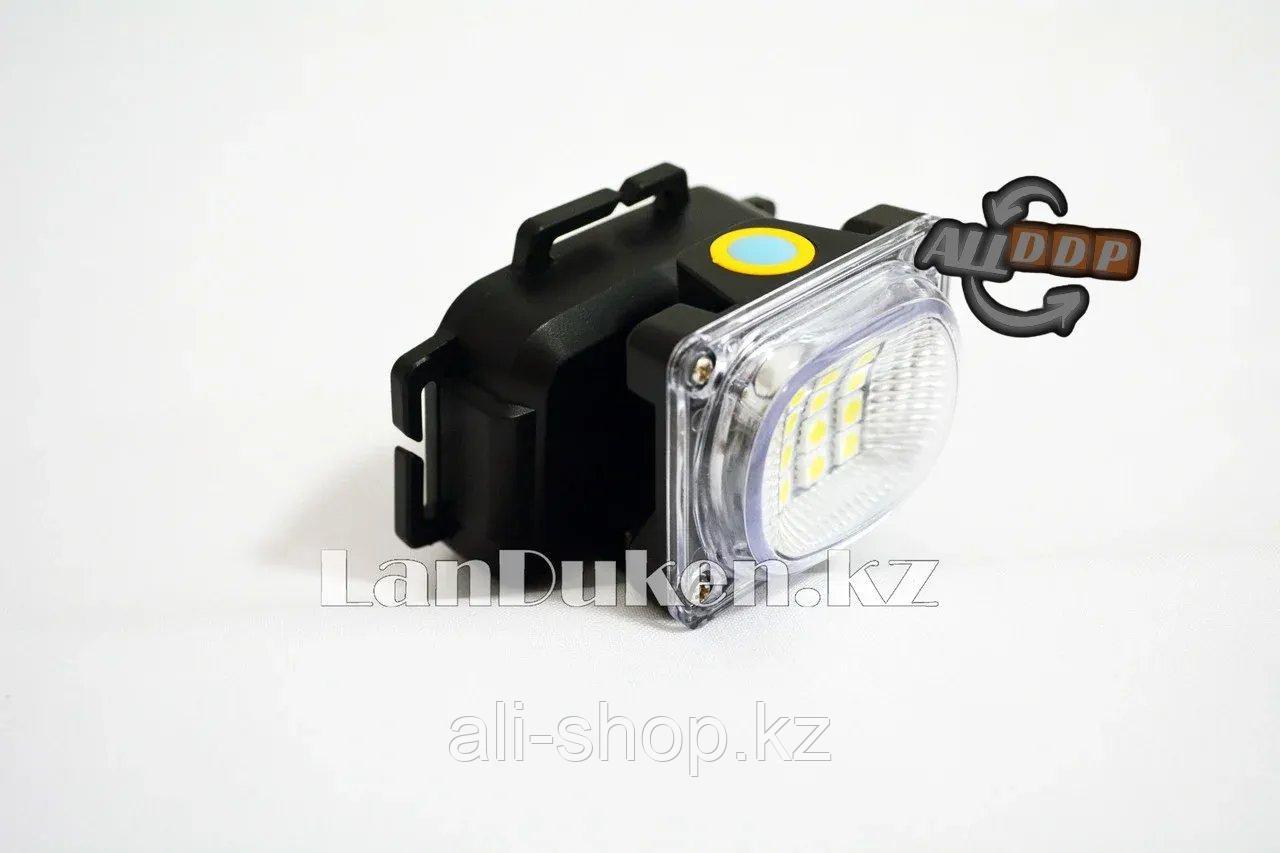 Светодиодный налобный фонарь Cob Headlight 3 режима 12 светодиодов 3хААА ZB-6659 - фото 2 - id-p113496137