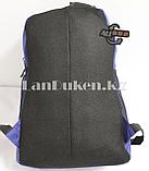 Универсальный школьный рюкзак Baileda Bag с 2 отделениями синий, фото 3