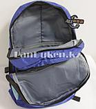 Универсальный школьный рюкзак Baileda Bag с 2 отделениями синий, фото 6