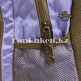 Универсальный школьный рюкзак Baileda Bag с 2 отделениями синий, фото 10