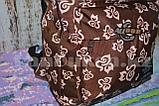 Рюкзак с боковыми карманами Living traveling share, коричневый с узорами, фото 2