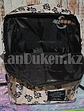 Рюкзак с боковыми карманами Living traveling share, кремовый серый с узорами, фото 3