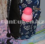 Рюкзак с боковыми карманами Living traveling share, темно-синий с узорами, фото 5