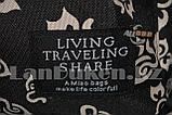 Рюкзак с боковыми карманами Living traveling share, черный с узорами, фото 2