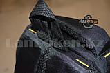 Рюкзак с боковыми карманами, черный с желтым, фото 9