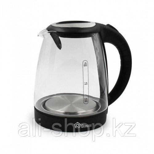 Электрический чайник стеклянный с подсветкой для дома Domotec MS-8110 - фото 1 - id-p113497481