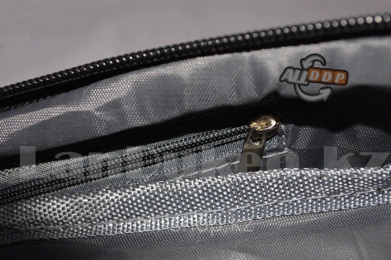 Городской рюкзак с USB портом, синий с черным - фото 6 - id-p113496798
