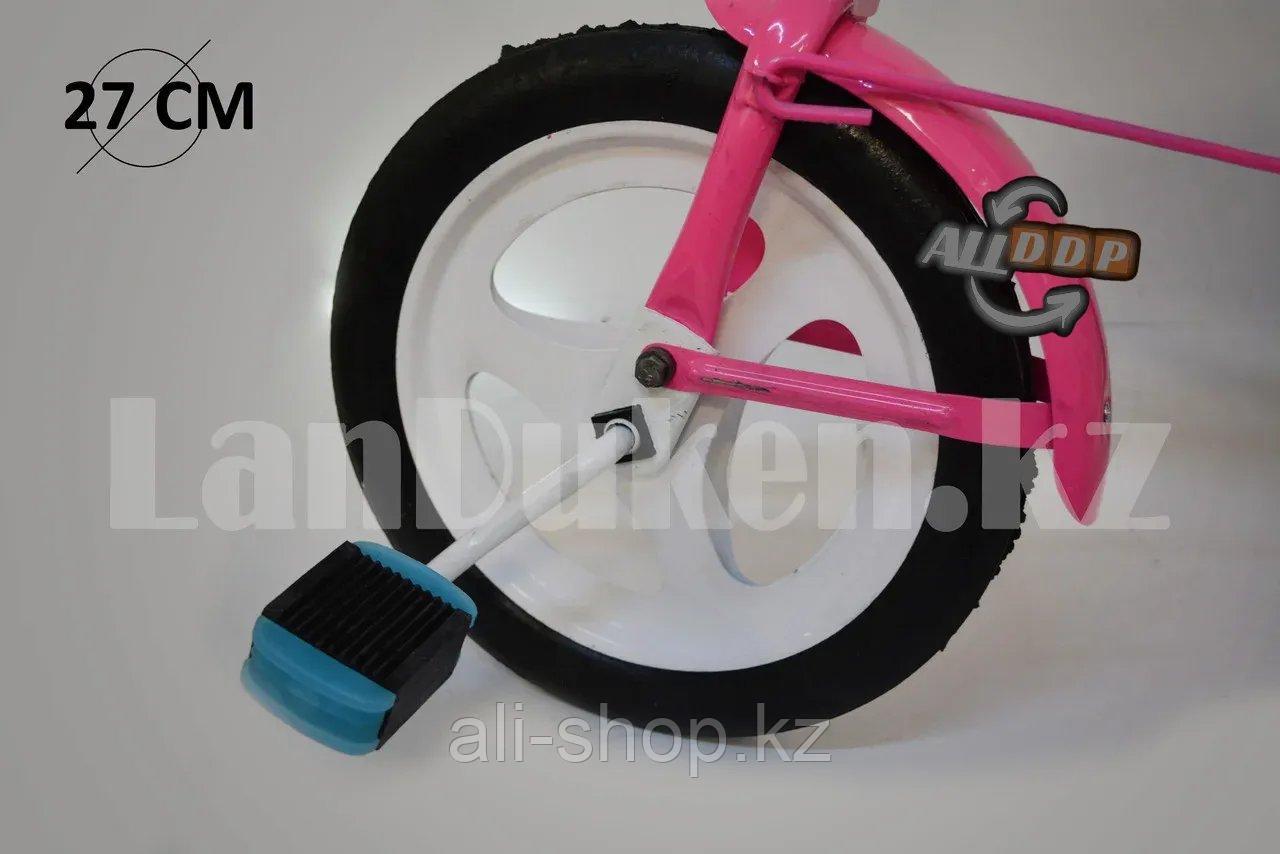 Трехколесный детский велосипед "Балдырган" с родительской ручкой, розовый - фото 3 - id-p113496285