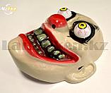 Маска Клоуна с выпученными глазами пластиковая с резинкой, фото 5