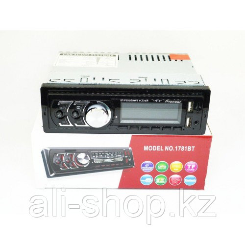 Автомагнитола Pioneer 1781BT Bluetooth+2xUSB+SD+AUX 4x50W - фото 1 - id-p113498239