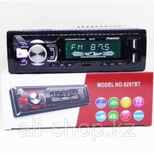 Автомагнитола Pioneer 6297BT ISO - MP3+FM+2xUSB+SD+AUX + BLUETOOTH - фото 1 - id-p113498242