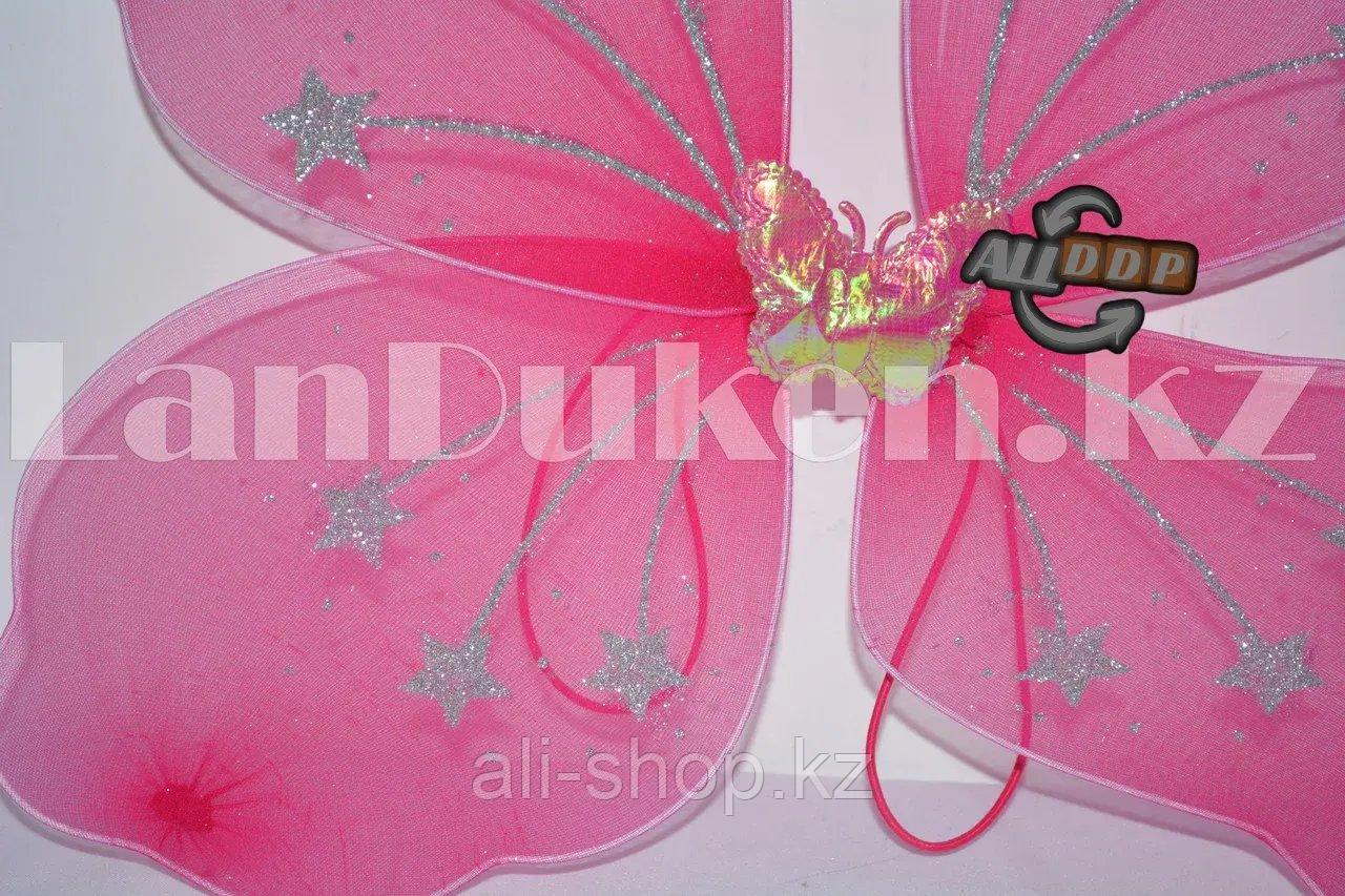 Набор феи крылья и волшебная палочка (ярко-розовый) - фото 4 - id-p113496342