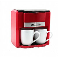 Кофеварка Domotec + 2 чашки RED MS-0705