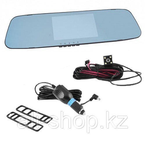 Автомобильный видеорегистратор DVR зеркало на три камеры 5'' + touch C33 - фото 3 - id-p113498331