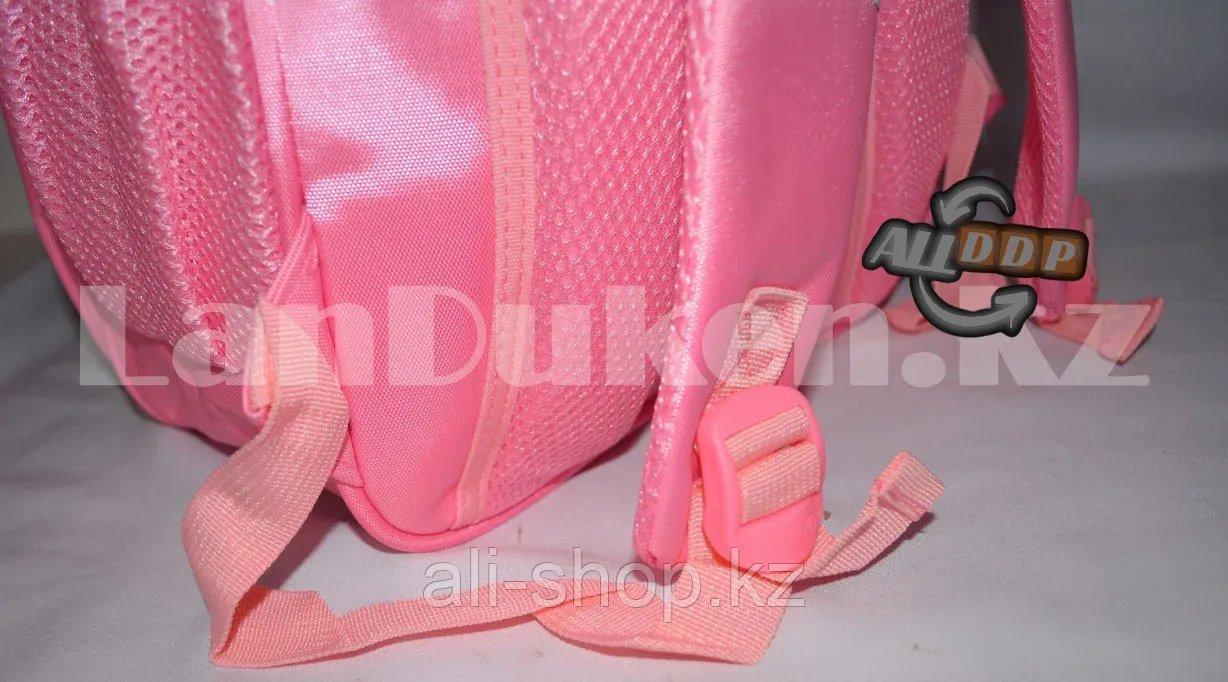 Рюкзак для начальных классов, для школьниц 3 в 1 с ортопедической спинкой, принт LOL 2 куклы (нежно-розовый) - фото 7 - id-p113496987