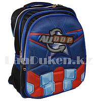 Универсальный школьный рюкзак каркасный Капитан Америка