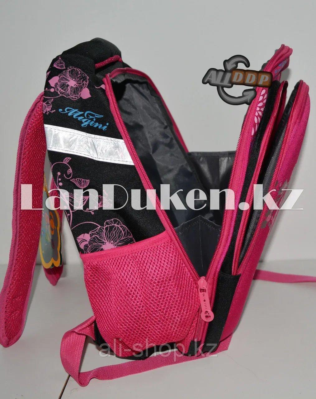 Рюкзак с ортопедической сетчатой спинкой Кошки розовый - фото 5 - id-p113496994