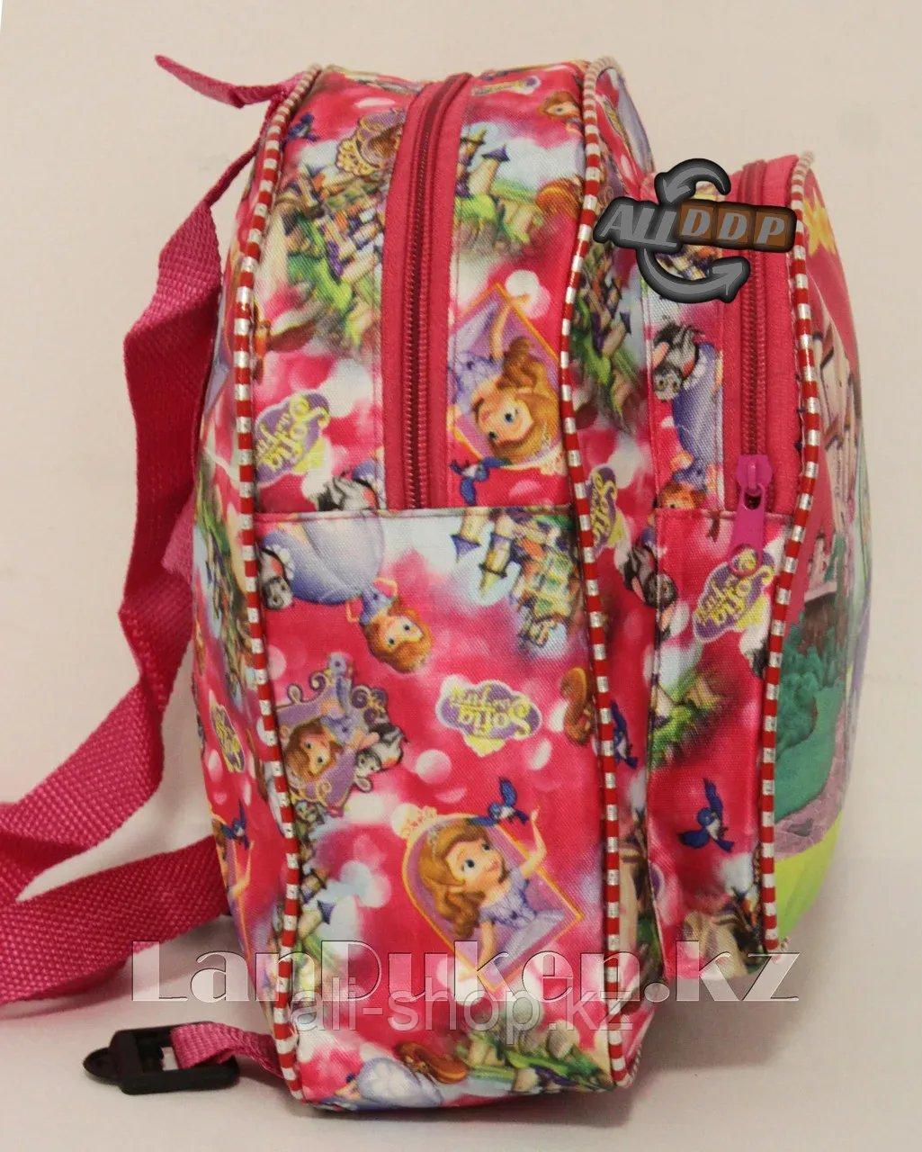 Детский рюкзак для детского сада Принцесса София розовый - фото 3 - id-p113497011