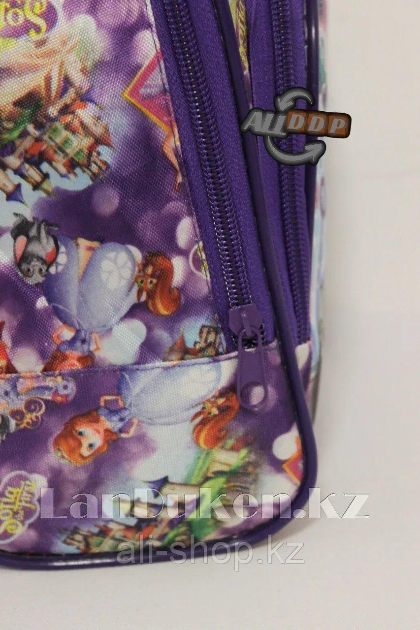 Детский рюкзак для детского сада Принцесса София мини фиолетовый - фото 4 - id-p113497016