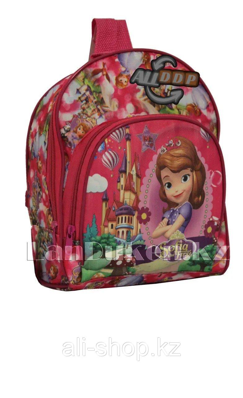 Детский рюкзак для детского сада Принцесса София мини розовый - фото 1 - id-p113497017