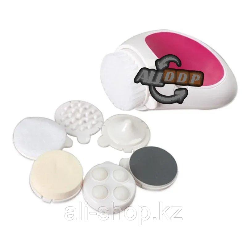 Массажер для лица и тела электрическая щетка для очищения лица водостойкая 7 в 1 Facial Cleaner AE-807A - фото 4 - id-p113497123