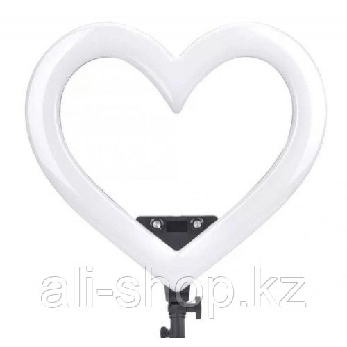 Лампа кольцевая 49 см Ring Light D 18 сердце со штативом, 65 В - фото 2 - id-p113499202