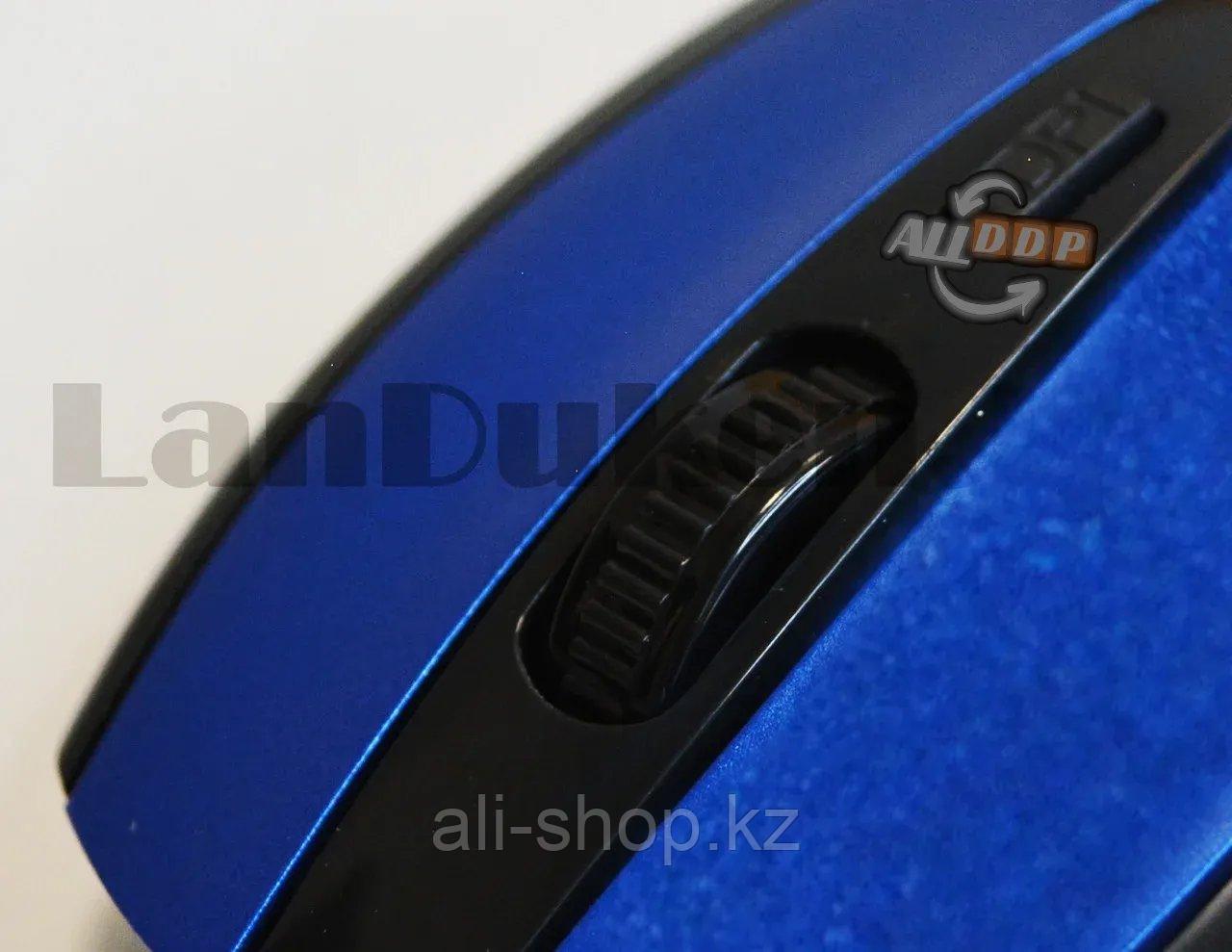 Компьютерная мышь беспроводная оптическая 1600 dpi USB HP Wireless Mouse синяя - фото 8 - id-p113497182