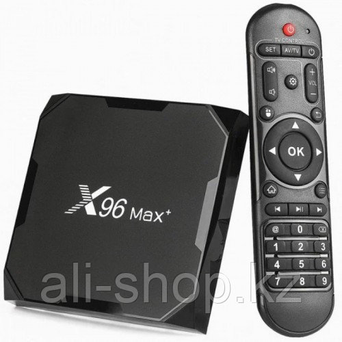 Smart TV Android приставка X96MAX + (S905X3, 4+32, Android 9.0) - фото 1 - id-p113499925