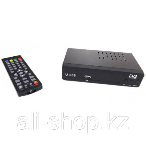 Тюнер DVB-T2 U006 Metal с поддержкой wifi адаптера - фото 1 - id-p113499938